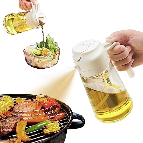 2 in 1 Oil Sprayer for Cooking, 17oz/500ml